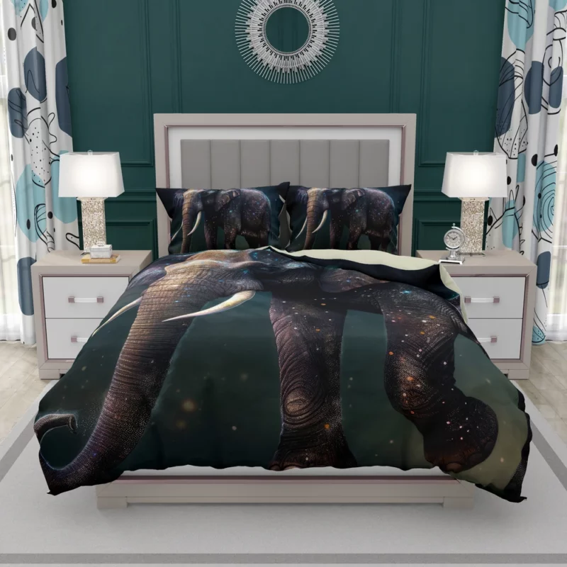 Elephant With Star Accents Bedding Set 2