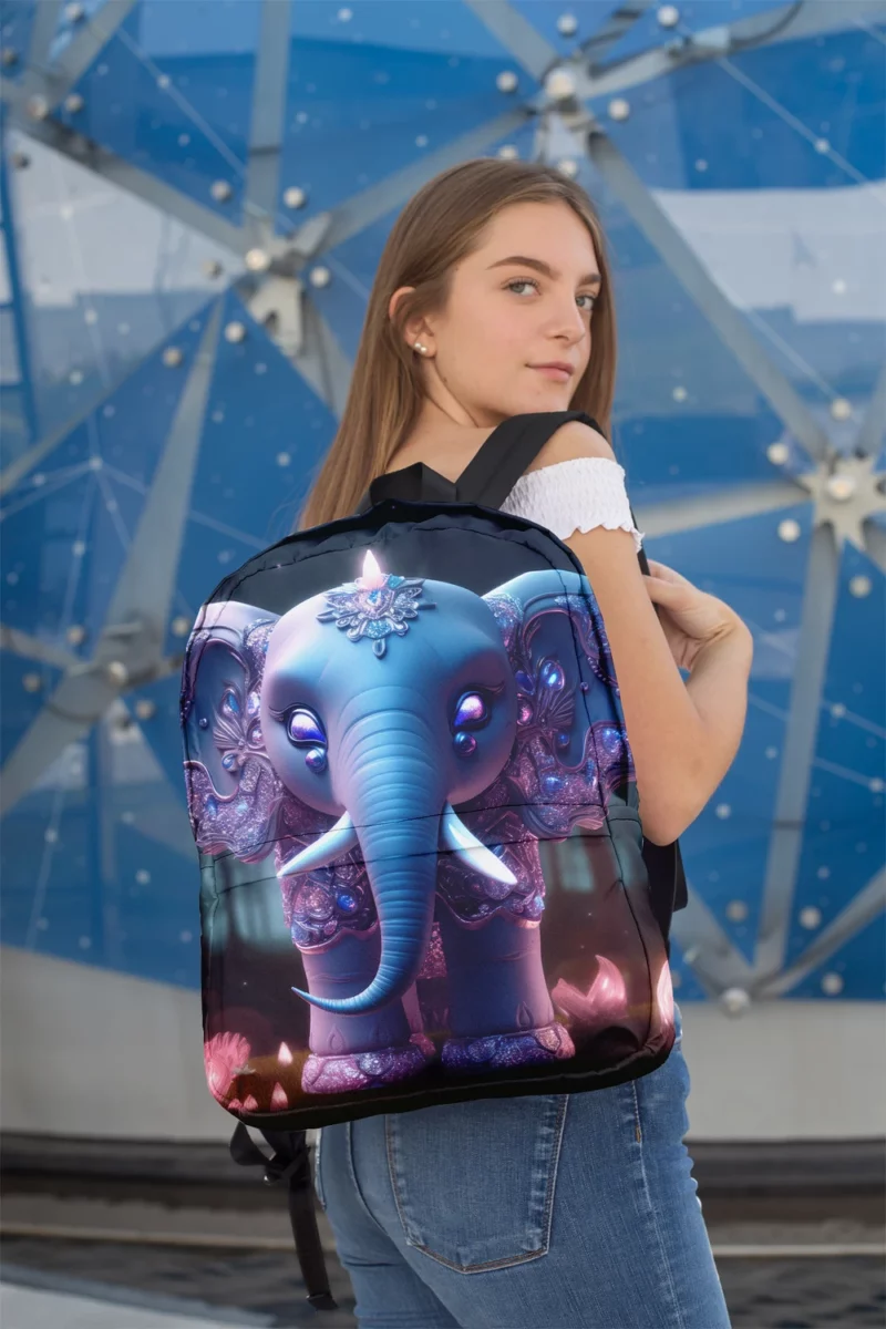 Elephant in the Dark Forest Minimalist Backpack 2