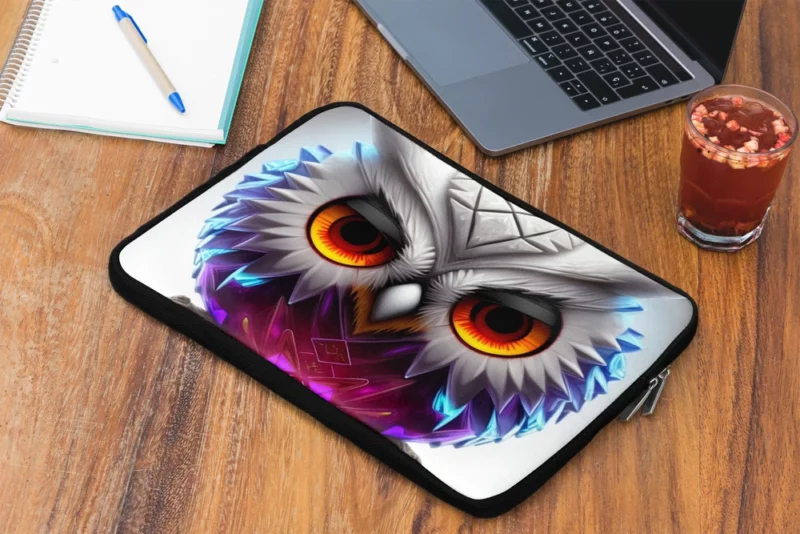Ethnic Owl Design Laptop Sleeve 2