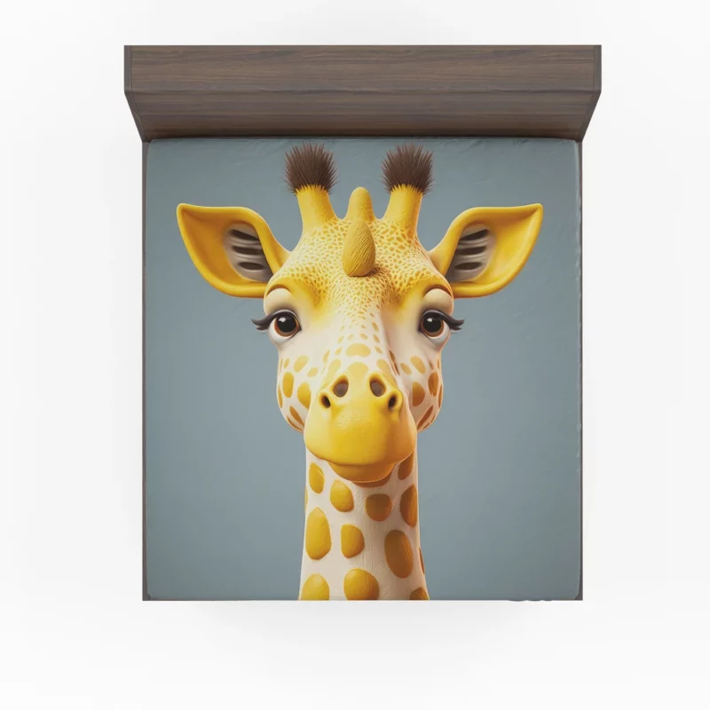 Fantastical Horned Giraffe Fitted Sheet