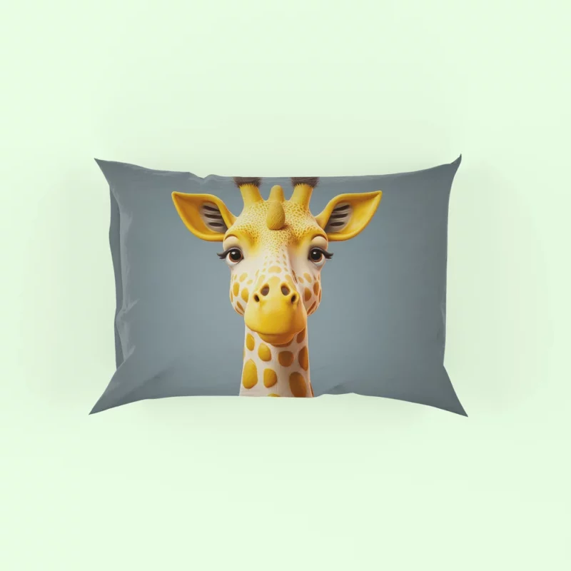 Fantastical Horned Giraffe Pillow Case