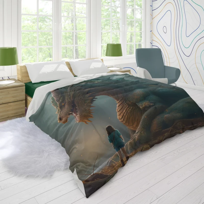 Fantasy Dragon Artwork Duvet Cover