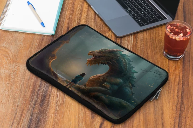 Fantasy Dragon Artwork Laptop Sleeve 2