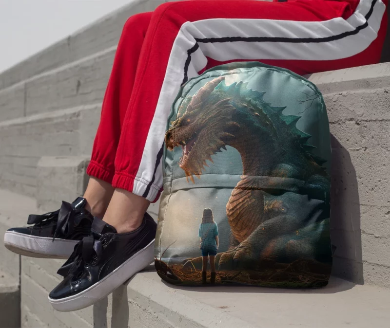 Fantasy Dragon Artwork Minimalist Backpack 1