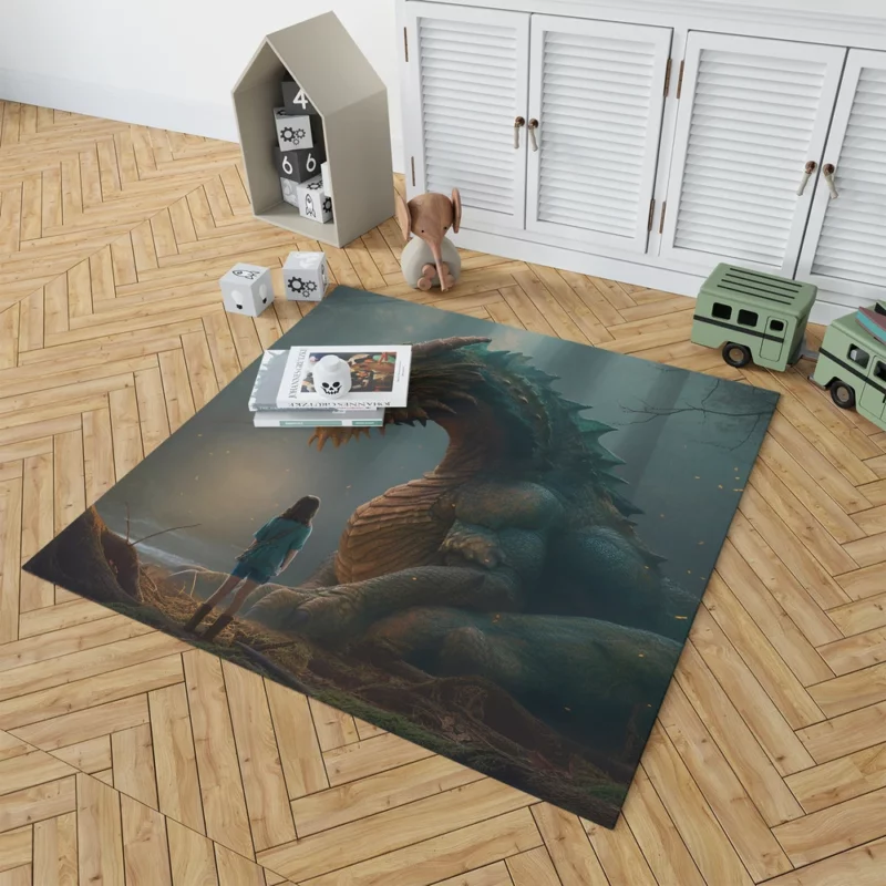 Fantasy Dragon Artwork Rug 1