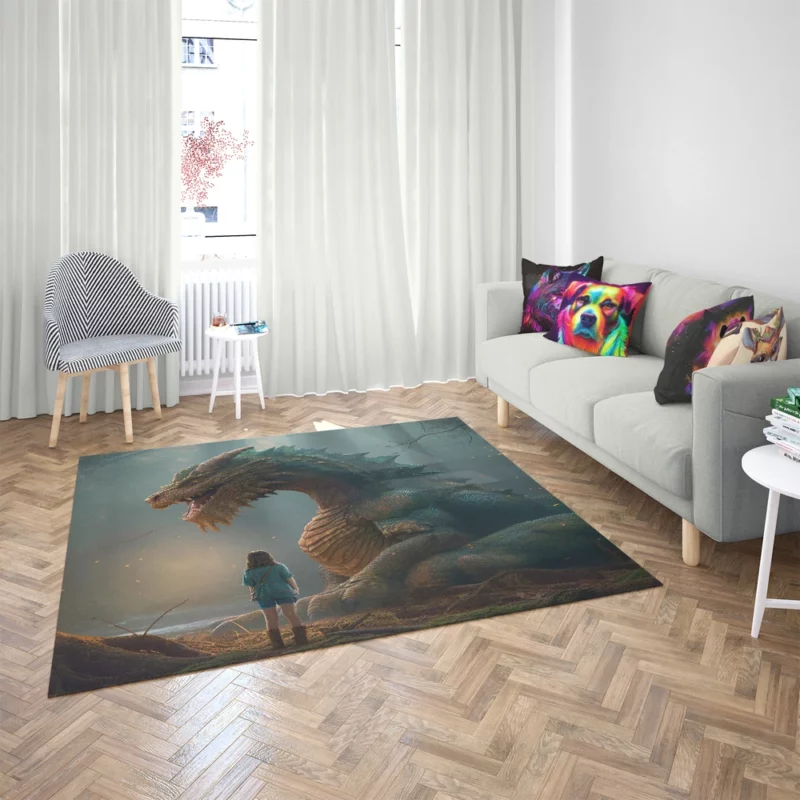 Fantasy Dragon Artwork Rug 2