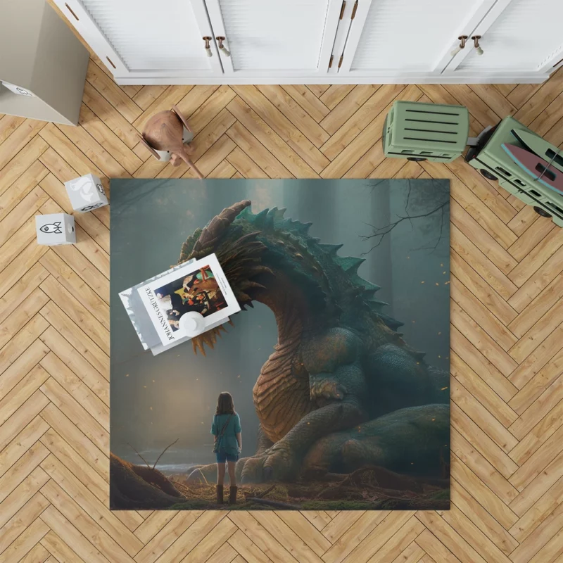 Fantasy Dragon Artwork Rug