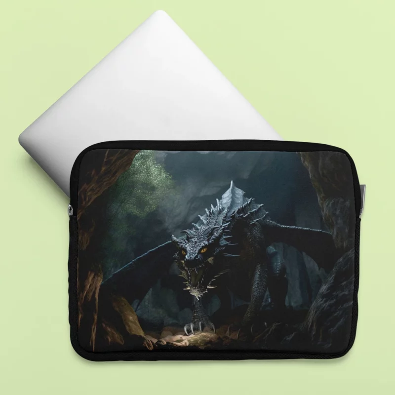 Fantasy Dragon Illustration Laptop Sleeve