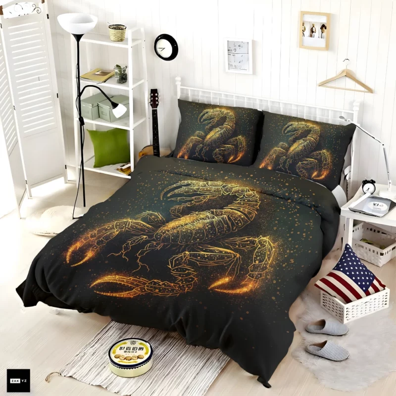 Fantasy Scorpio Zodiac Art Bedding Set