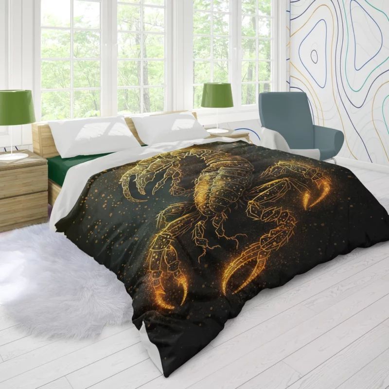 Fantasy Scorpio Zodiac Art Duvet Cover