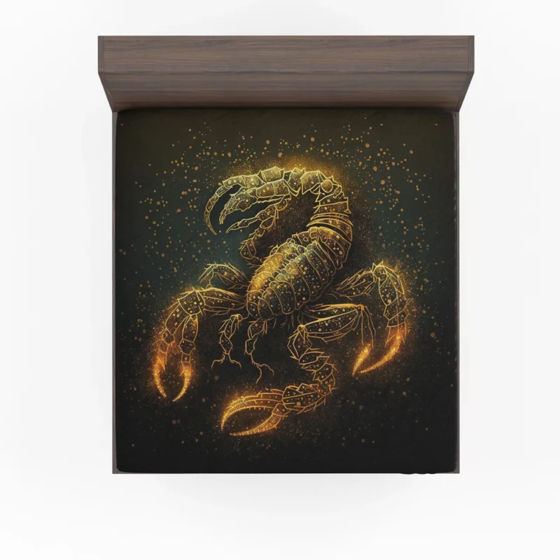 Fantasy Scorpio Zodiac Art Fitted Sheet