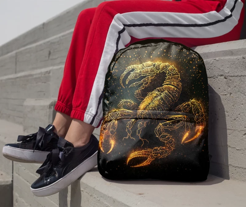 Fantasy Scorpio Zodiac Art Minimalist Backpack 1