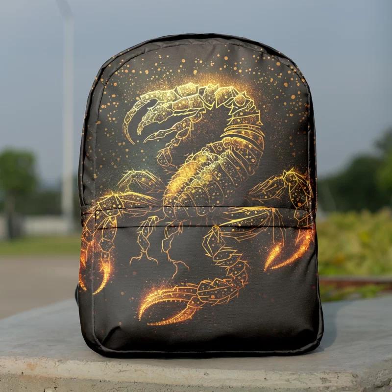 Fantasy Scorpio Zodiac Art Minimalist Backpack