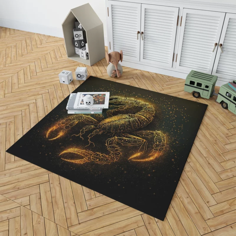 Fantasy Scorpio Zodiac Art Rug 1