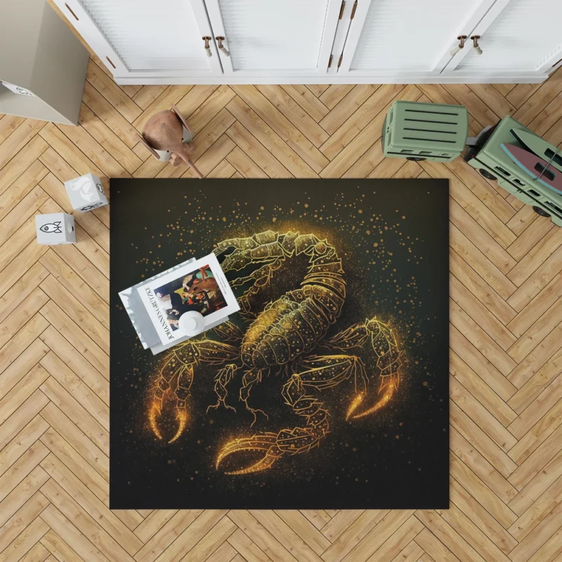 Fantasy Scorpio Zodiac Art Rug