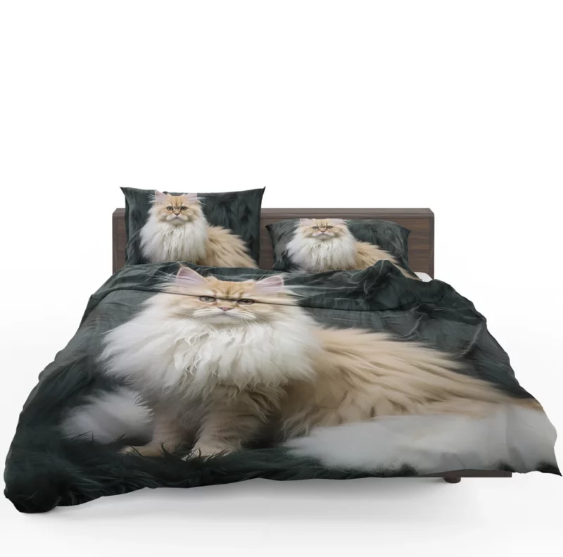 Fluffy Cat Close-Up Bedding Set 1