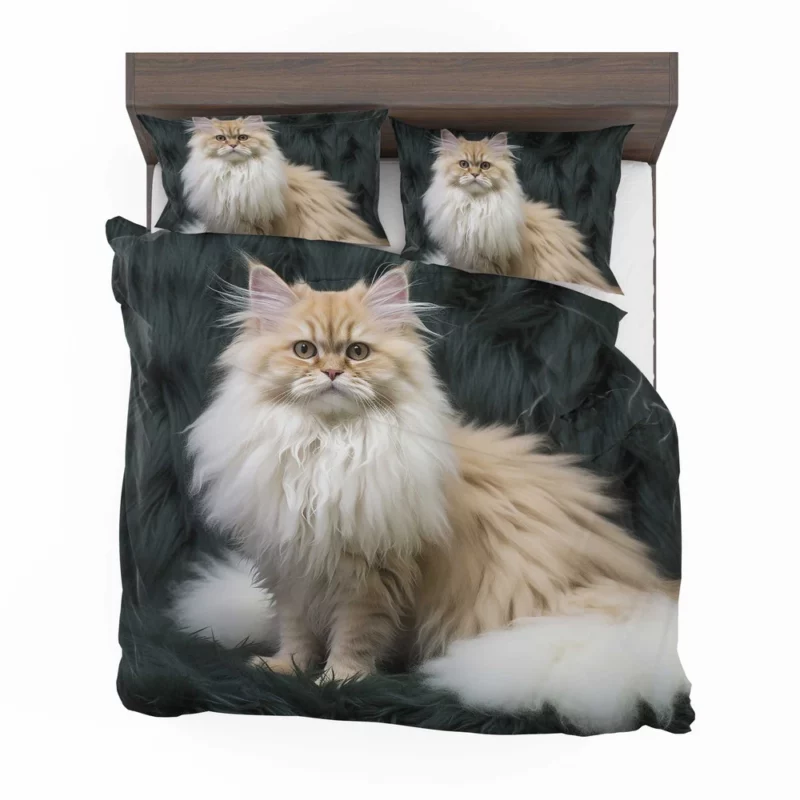 Fluffy Cat Close-Up Bedding Set 2