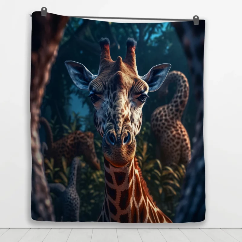 Forest Wildlife Photography Quilt Blanket 1