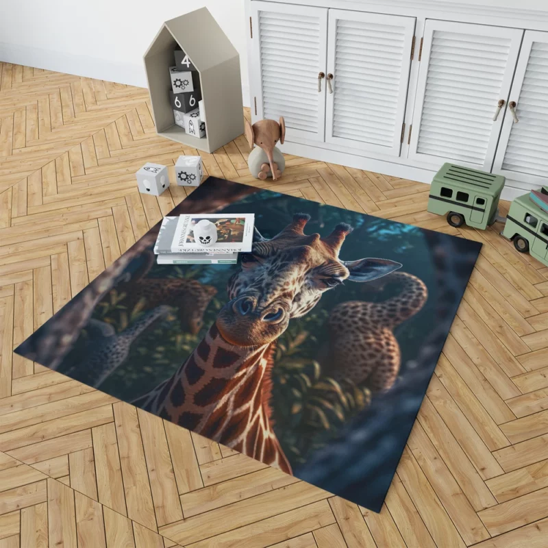 Forest Wildlife Photography Rug 1