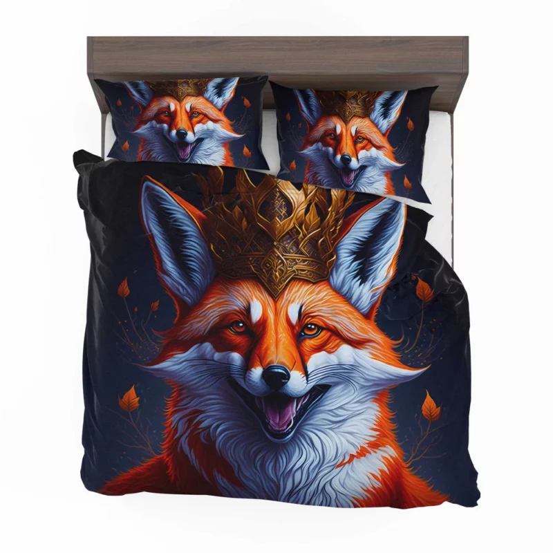 Fox Illustration Artwork Bedding Set 2