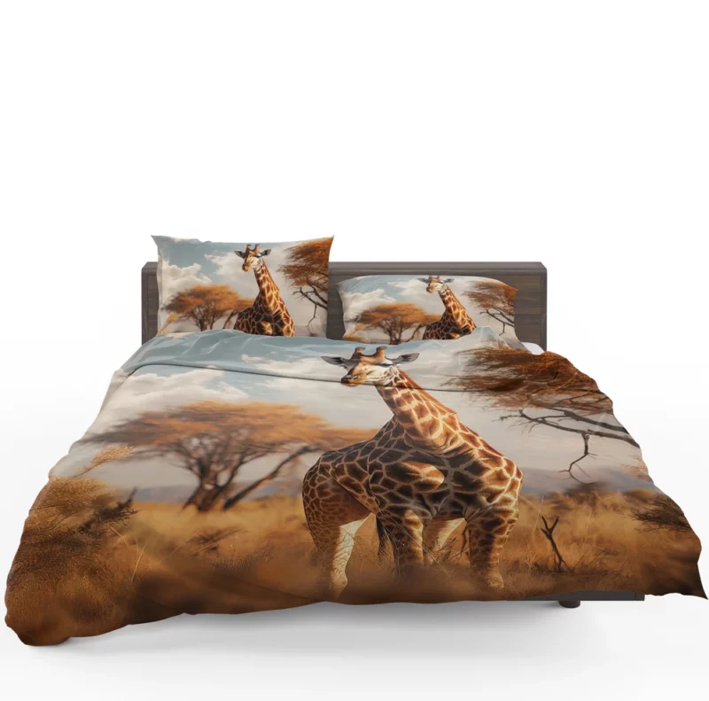 Full Body Giraffe Photography Bedding Set 1