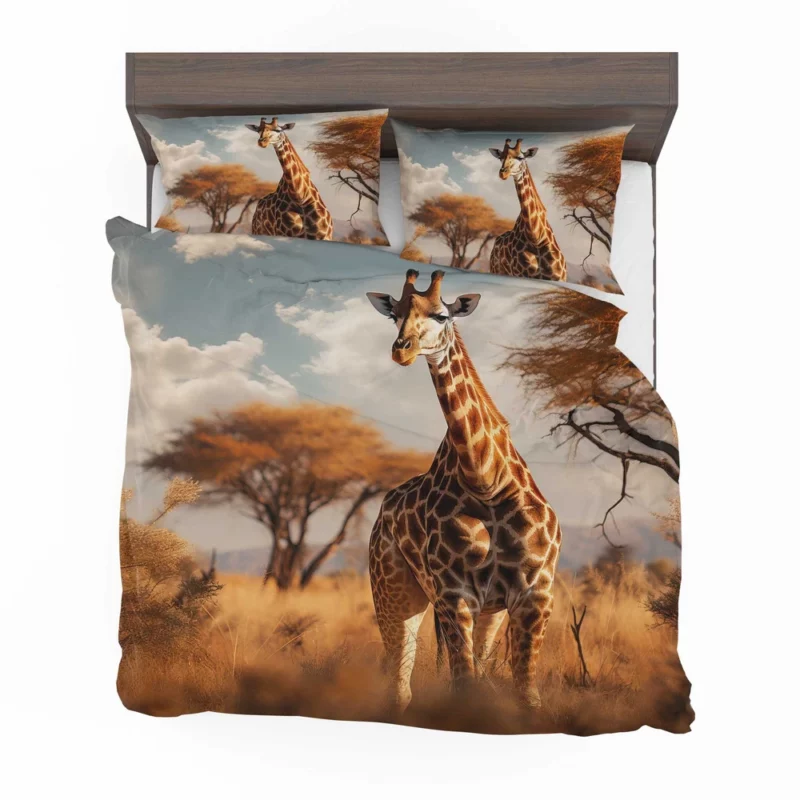 Full Body Giraffe Photography Bedding Set 2