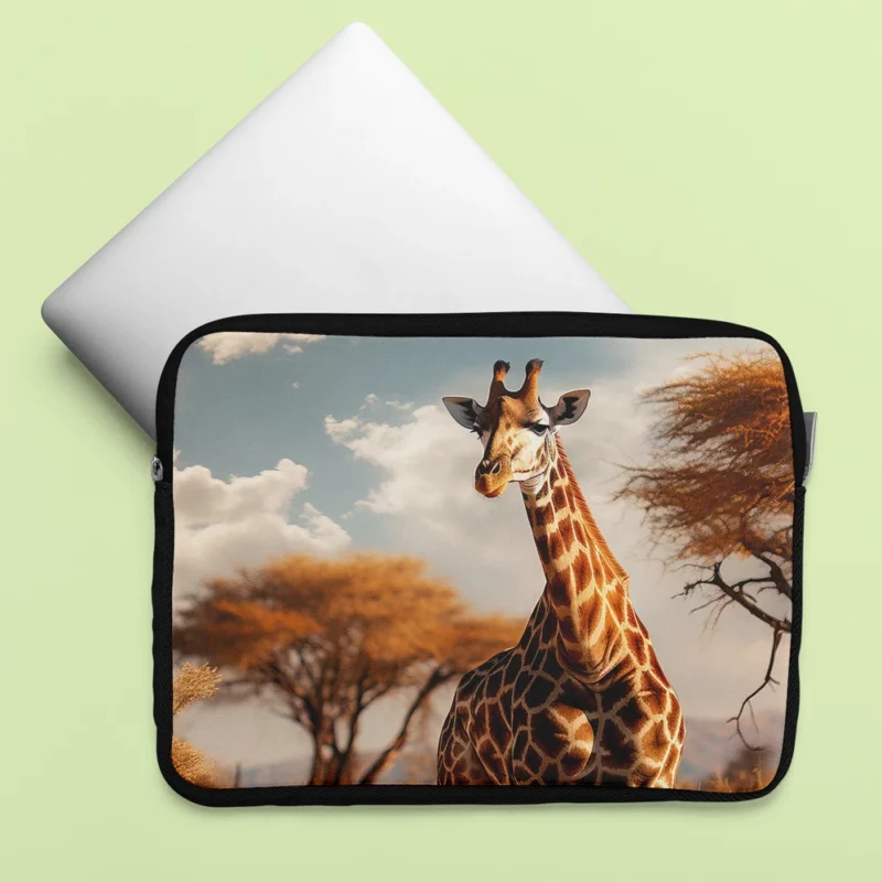 Full Body Giraffe Photography Laptop Sleeve