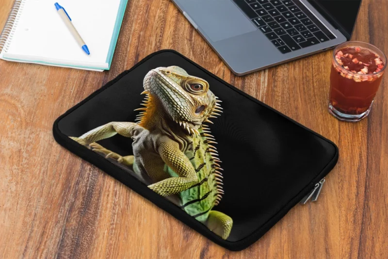 Full Body Lizard AI Art Laptop Sleeve 2