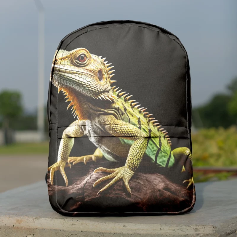 Full Body Lizard AI Art Minimalist Backpack