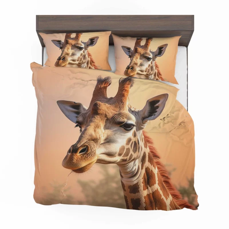 Giraffe Head Portrait Bedding Set 2