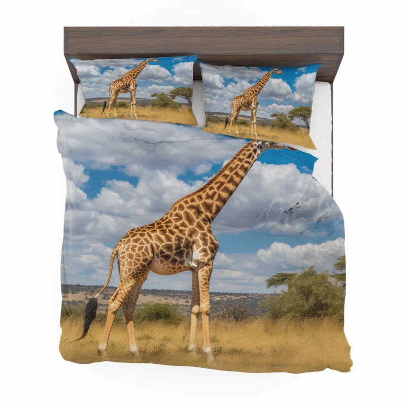 Giraffe Portrait in Africa Bedding Set 2