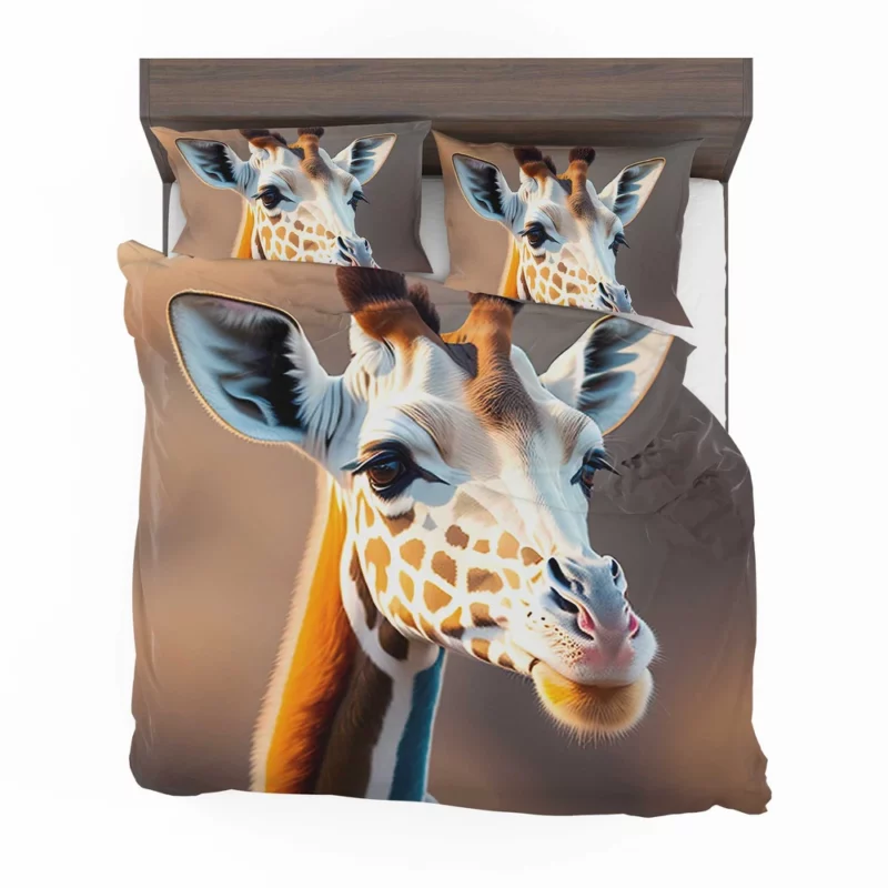 Giraffe Wearing a Scarf Bedding Set 2