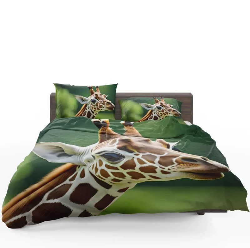 Giraffe With an Ear Tag Bedding Set 1