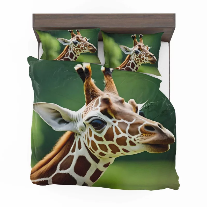 Giraffe With an Ear Tag Bedding Set 2