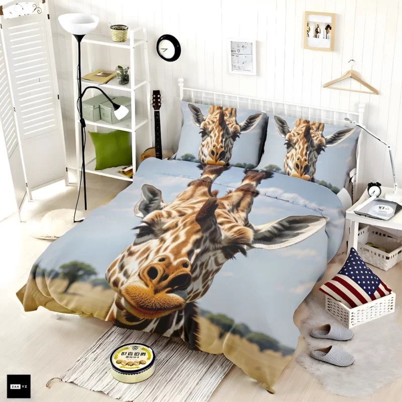 Giraffe in the Jungle Bedding Set