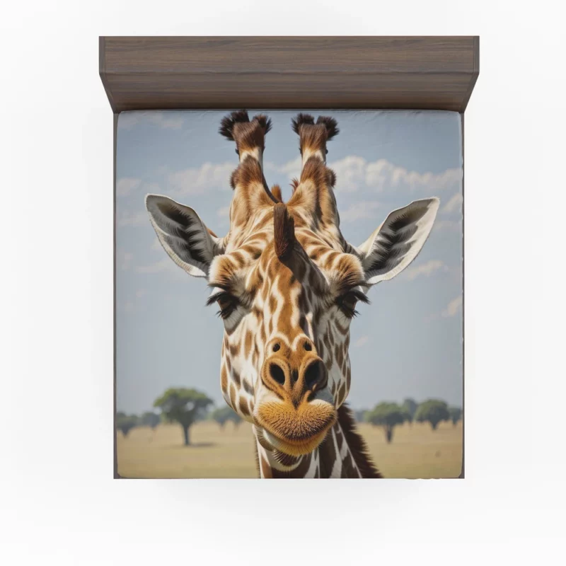 Giraffe in the Jungle Fitted Sheet