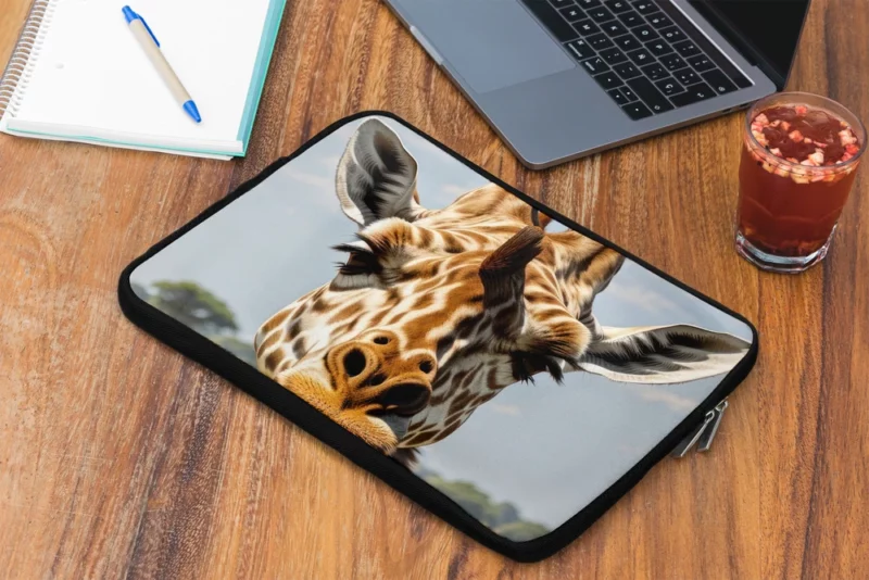 Giraffe in the Jungle Laptop Sleeve 2