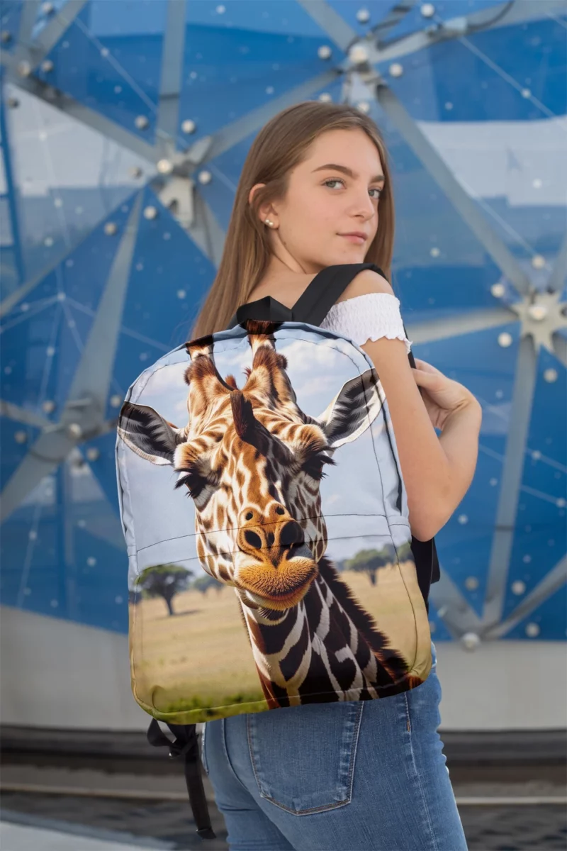 Giraffe in the Jungle Minimalist Backpack 2