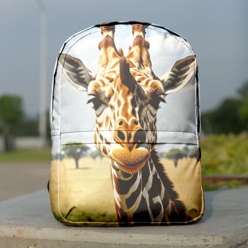 Giraffe in the Jungle Minimalist Backpack