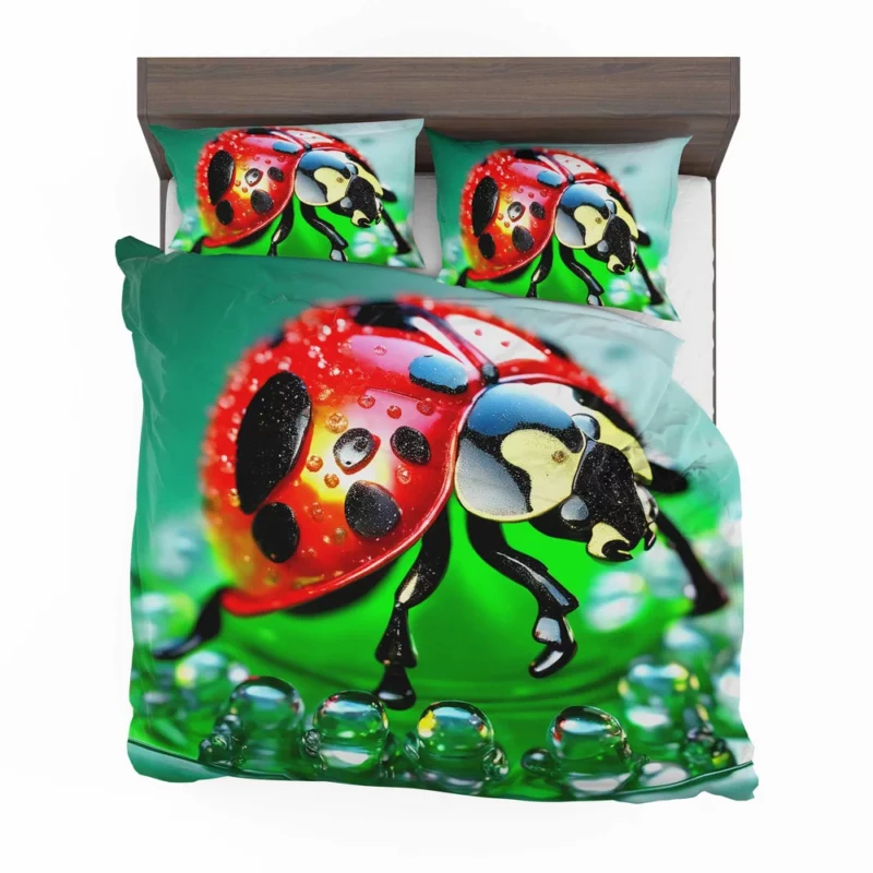 Glittering Glass Ladybug Bedding Set 2