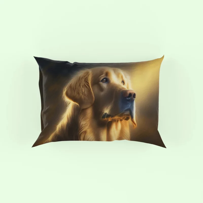 Golden Retriever in Sunlight Pillow Case