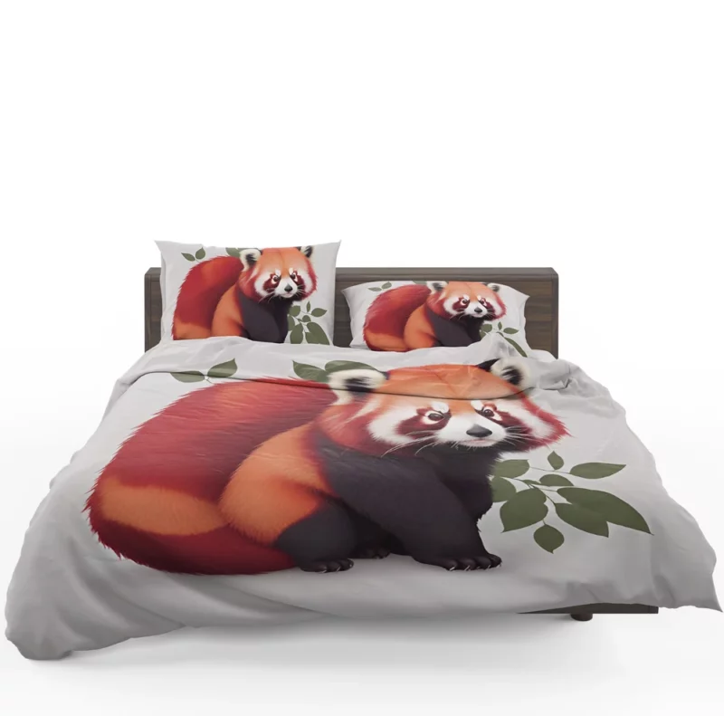 Happy Panda with a Joyful Demeanor Bedding Set 1