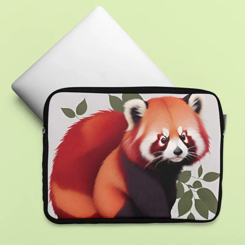 Happy Panda with a Joyful Demeanor Laptop Sleeve