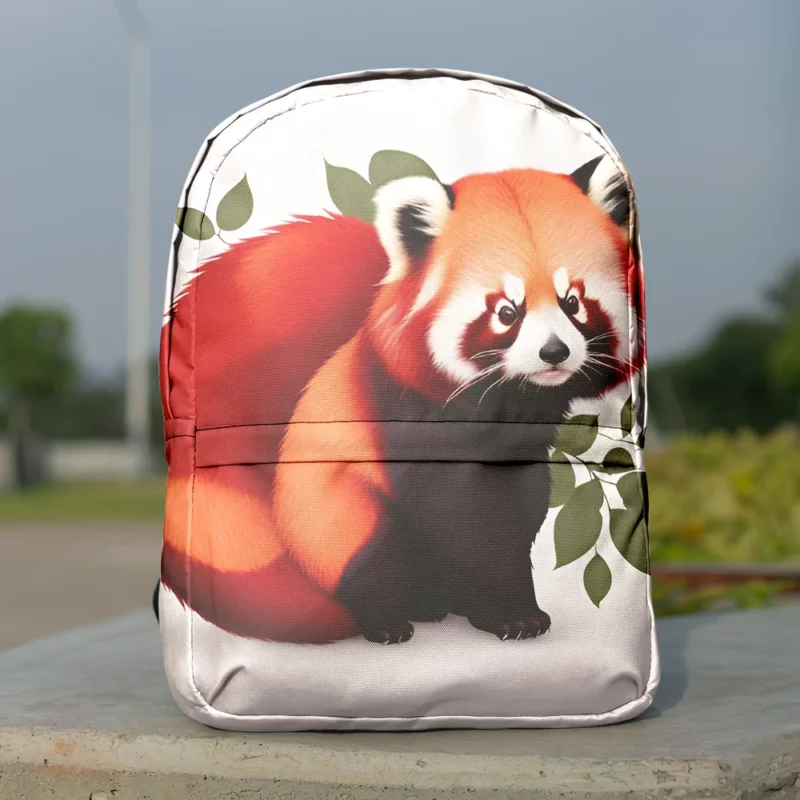 Happy Panda with a Joyful Demeanor Minimalist Backpack