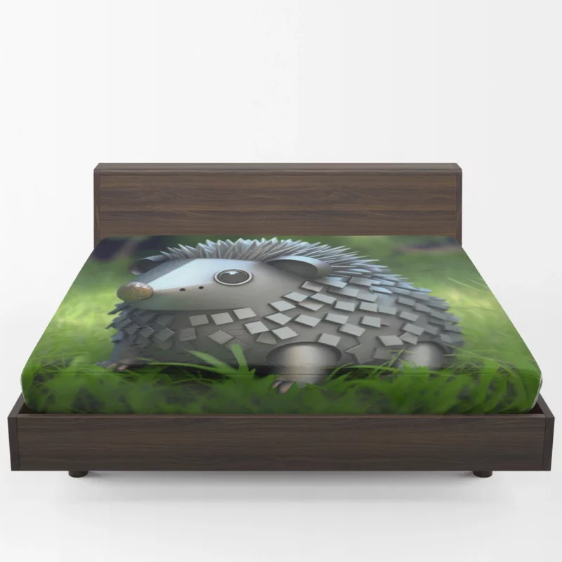 Hedgehog in Pokemon-Style Steel Fitted Sheet 1