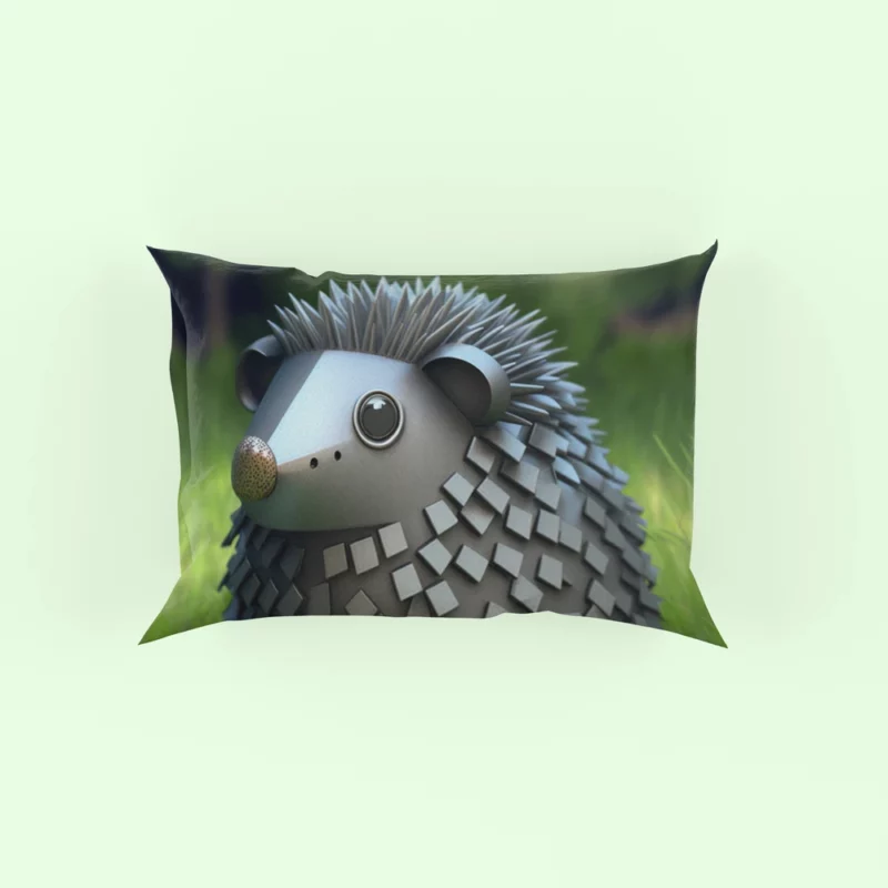 Hedgehog in Pokemon-Style Steel Pillow Case