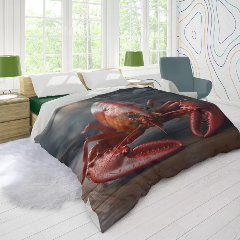 High Quality Lobster Photo Duvet Cover