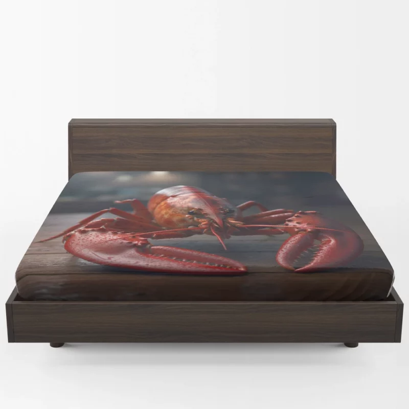 High Quality Lobster Photo Fitted Sheet 1