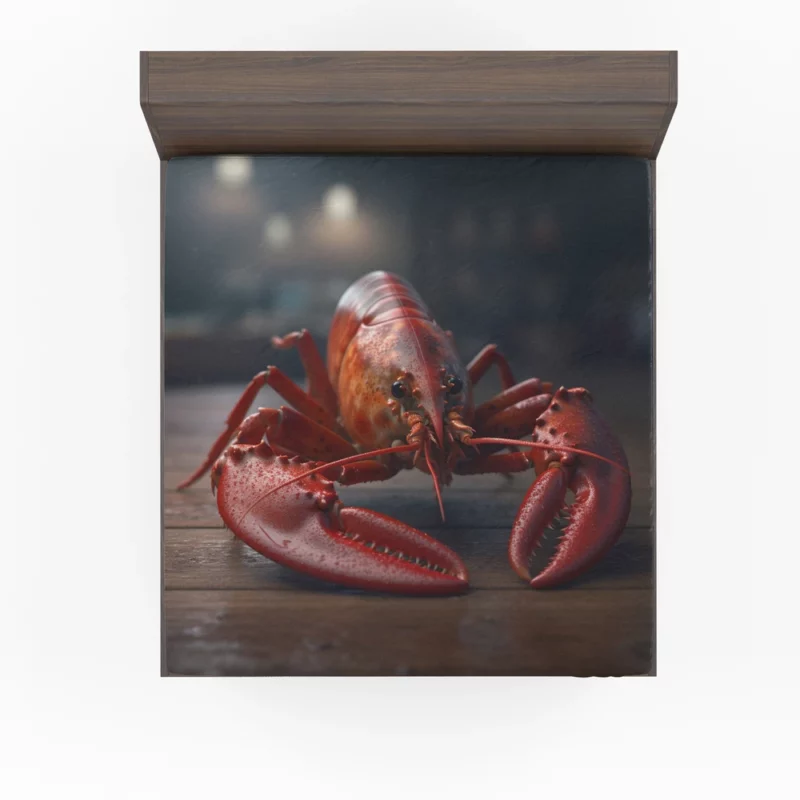 High Quality Lobster Photo Fitted Sheet