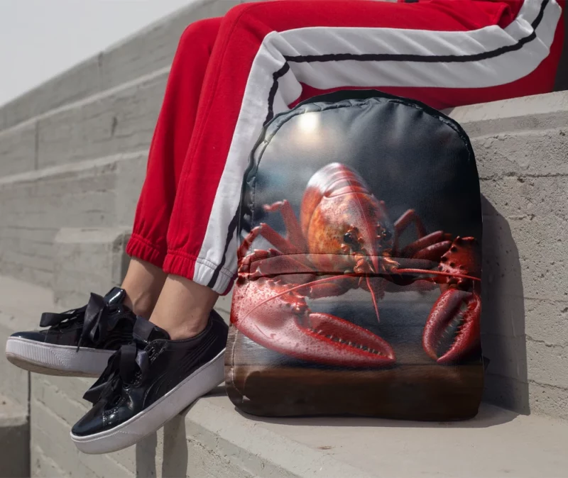 High Quality Lobster Photo Minimalist Backpack 1